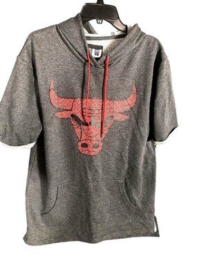 Chicago Bulls NBA Hoodie Short Sleeve Large